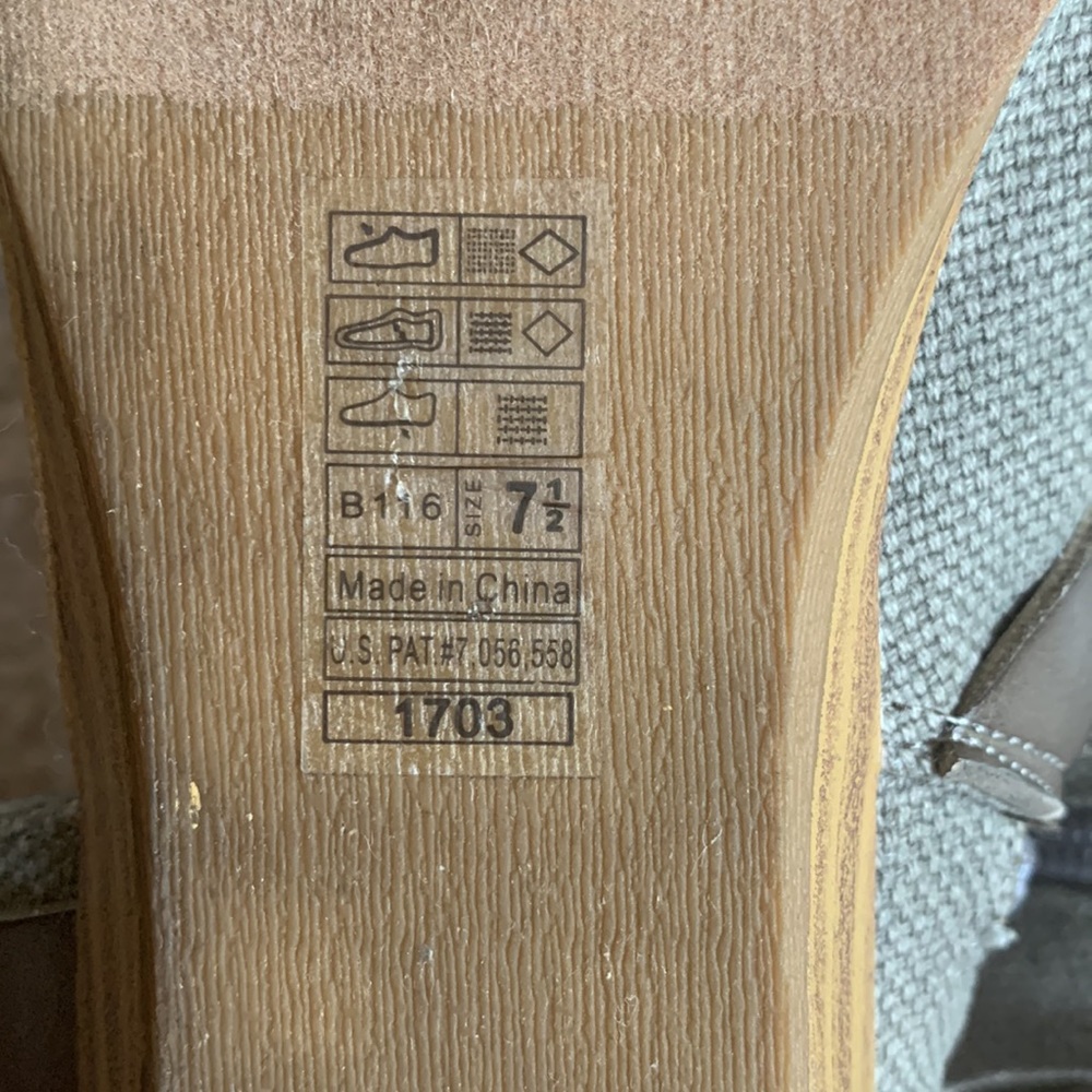 Blowfish Malibu wedge sandals - size 7.5 - Picture 13 of 15